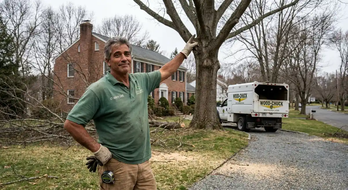 large tree removal cost on a job site for local service businesses